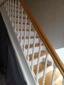 Photo de galerie - Rénovation d'un escalier pour le rendre plus moderne 