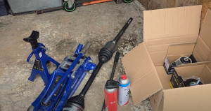 Photo de galerie - Changement de cardent et supports moteur