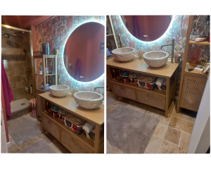 Photo de galerie - Nettoyage d'une salle de bain réalisée 