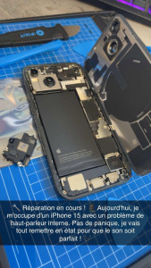 Photo de galerie - Réparation Iphone 15 