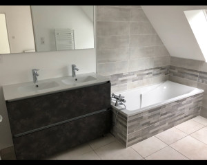 Photo de galerie - Nettoyage complet d'une salle de bain, remise en état. 