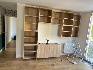 Photo de galerie - Meuble télé, étagère Besta Ikea