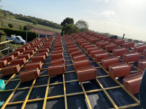 Photo de galerie - Pose de tuiles 