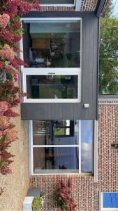 Photo de galerie - Pose de châssis en PVC 