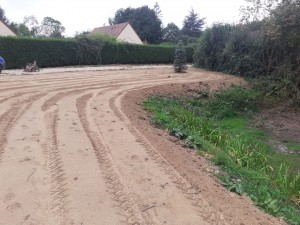 Photo de galerie - Engazonnement fini 