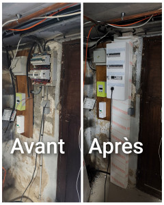 Photo de galerie - Changement de tableau électrique remet avec GTL