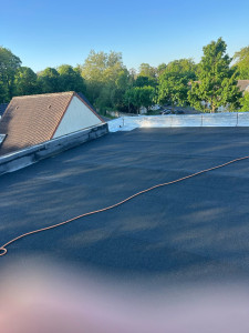 Photo de galerie - Étanchéité couverture sur maison ou étanchéité couverture PVC sur maison