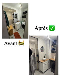 Photo de galerie - Montage de cuisine et de plan de travail pour salle de bain 