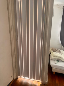 Photo de galerie - Installation porte coulissante 