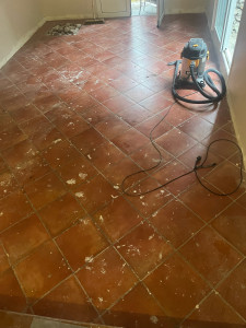 Photo de galerie - Remise en état sol