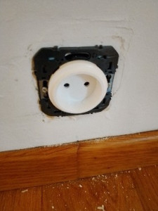 Photo de galerie - Remplacement de prise