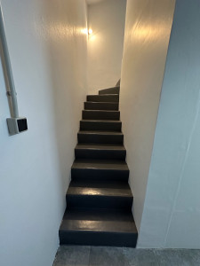 Photo de galerie - Peinture cage escalier + peinture escalier garage