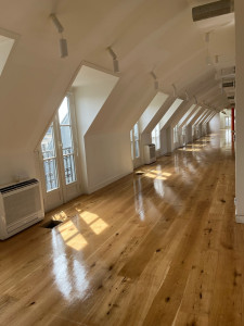 Photo de galerie - Ponçage de parquet et vitrification 