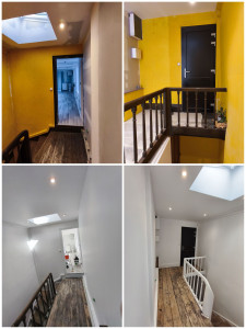 Photo de galerie - Rénovation d'un escalier commun 