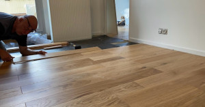 Photo de galerie - Pose de parquet - Revêtement de sol