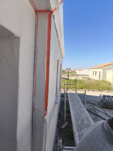 Photo de galerie - Finision  enduit façade 