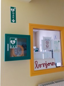 Photo de galerie - Installation défibrillateur dans une association à CABOURG 