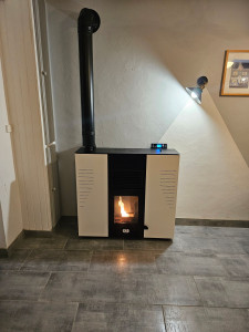 Photo de galerie - Installation poele a granulé