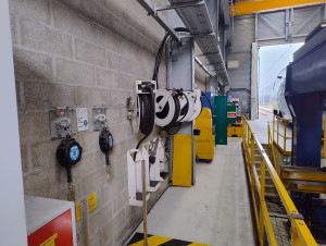 Photo de galerie - Installation des enrouleurs
