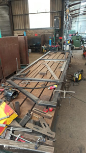 Photo de galerie - Fabrication d'un portail coulissant 