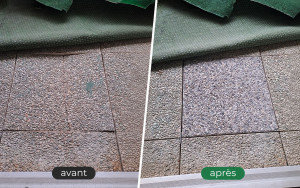 Photo de galerie - Remplacement et évacuation d’une dalle de balcon fissurée. Intervention soignée avec renforcement sous-dalle pour améliorer la tenue et la sécurité.