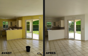 Photo de galerie - Peinture d'une pièce