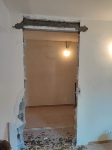 Photo de galerie - Les ouvertures de porte avec prêt linteau