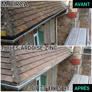 Photo de galerie - Changé de gouttières dev.25 en dev.33
Modifié le pente de gouttière 
Suprême deux descendre d'eau en un