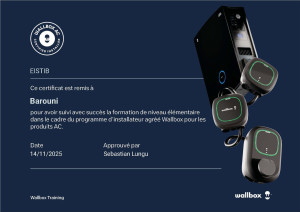 Photo de galerie - Certification wallbox 