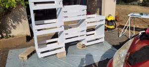 Photo de galerie - Jardiniere en 7 rangements création personnelle 