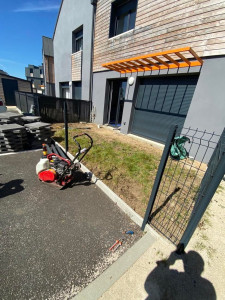 Photo de galerie - Préparation du chantier avant pose de carrelage extérieur