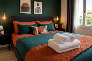 Photo de galerie - Chambre avec linge hôtelier 