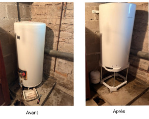 Photo de galerie - Remplacement chauffe-eau électrique 200 L