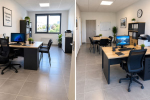 Photo de galerie - Bureau après nettoyage