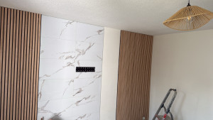 Photo de galerie - Pose pvc carrelage. 