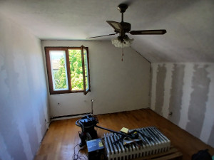 Photo de galerie - BARBERAZ : rénovation complète de combles 100m² au sol 