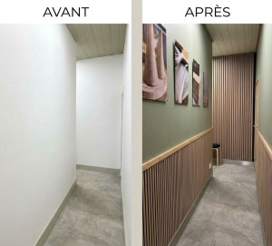 Photo de galerie - Rénovation et décoration couloir 