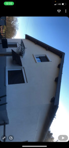 Photo de galerie -  peinture façade,sous-bassement et avant toit 