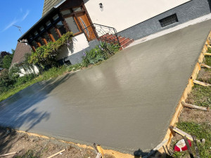 Photo de galerie - Coulage de dalle béton