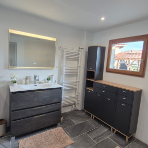 Photo de galerie - Meuble SDB + Sèche serviettes 