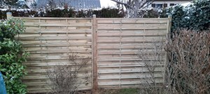 Photo de galerie - Pose d'une clôture 
