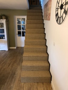 Photo de galerie - Pose de revêtement de sol dans des escaliers