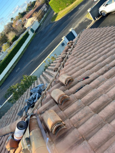 Photo de galerie - Réfection faitage 
Avant 