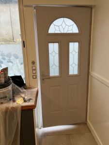 Photo de galerie - Peinture porte d’entrée 