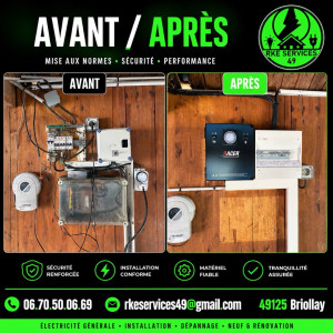 Photo de galerie - Remise aux normes d’un coffret électrique 