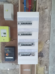 Photo de galerie - Installation d' un tableau électrique en rénovation 