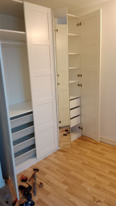Photo de galerie - Dressing Ikea avec portes