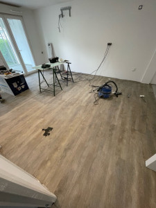 Photo de galerie - Pose de parquet flottant 