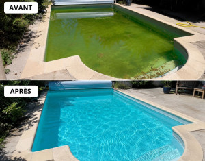 Photo de galerie - Nettoyage piscine changement des filtre