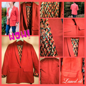 Photo de galerie - Création de veste velours 